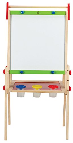 Hape All-in-One Wooden Kid's Art Easel with Paper Roll and Accessories –  Cait's Clean Cut