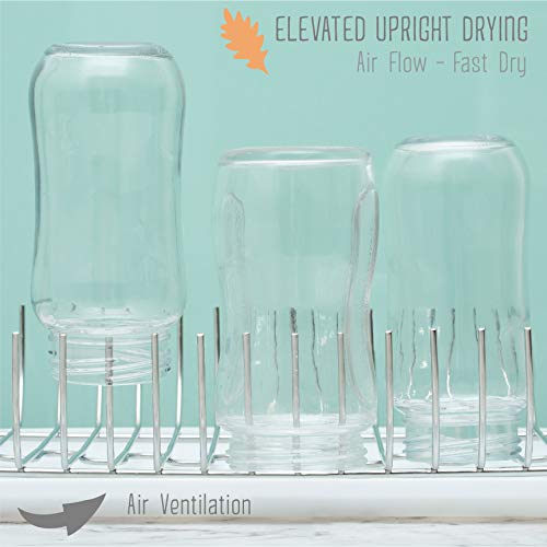 Elk and Friends Stainless Steel Baby Bottle Drying Rack - Countertop D –  Cait's Clean Cut