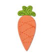 Fruit & Veggie Crinkle Blankie - Carrot